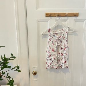 Floral Opened Back Camisole